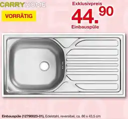 Möbelzentrum Pforzheim CARRYHOME Einbauspüle Angebot