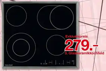 Möbelzentrum Pforzheim Dieter Knoll Glaskeramikkochfeld Angebot