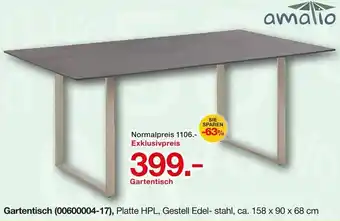 Möbelzentrum Pforzheim Amalio Gartentisch Angebot