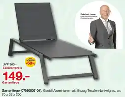 Möbelzentrum Pforzheim Gartenliege Angebot