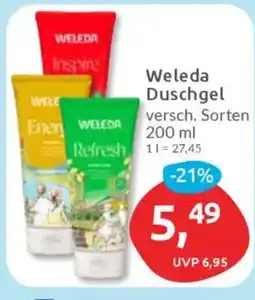 Budni Weleda Duschgel Angebot