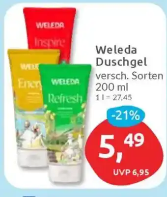 Budni Weleda Duschgel Angebot