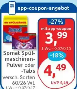 Budni Somat Spülmaschinen- Pulver oder -Tabs Angebot