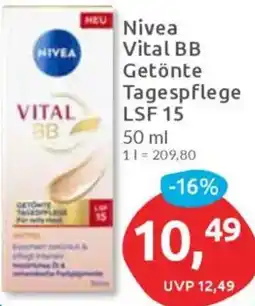 Budni Nivea Vital BB Getönte Tagespflege LSF 15 Angebot