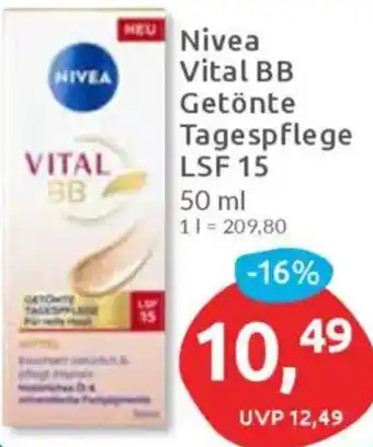 Budni Nivea Vital BB Getönte Tagespflege LSF 15 Angebot
