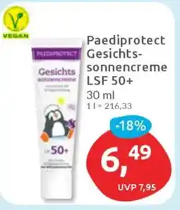 Budni Paediprotect Gesichts sonnencreme LSF 50+ Angebot