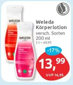 Budni Weleda Körperlotion Angebot