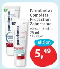 Budni parodontax Complete Protection Zahncreme Angebot