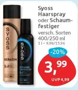 Budni Syoss Haarspray oder Schaum- festiger Angebot