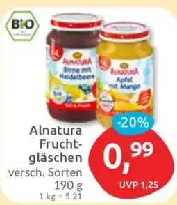 Budni Alnatura Fruchtgläschen Angebot