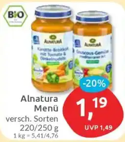 Budni Alnatura Menü Angebot