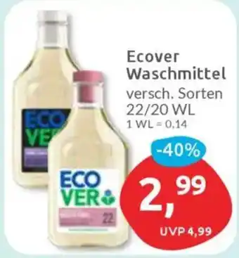 Budni Ecover Waschmittel Angebot