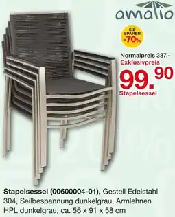 Möbelzentrum Pforzheim Amalio Stapelsessel Angebot