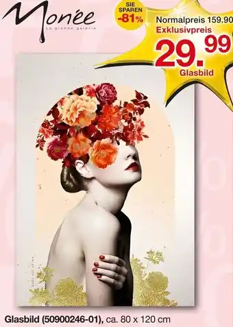Möbelzentrum Pforzheim Monee Glasbild Angebot