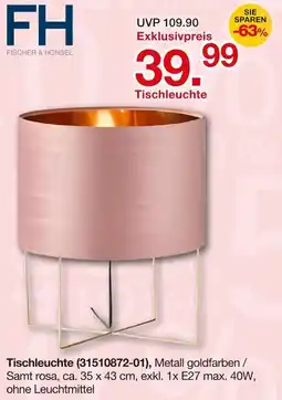 Möbelzentrum Pforzheim FISCHER & HONSEL Tischleuchte Angebot