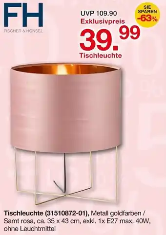 Möbelzentrum Pforzheim FISCHER & HONSEL Tischleuchte Angebot