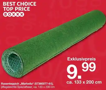Möbelzentrum Pforzheim Boxxx Rasenteppich ,,Marbella" Angebot