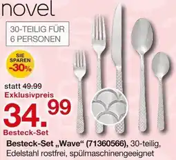 Möbelzentrum Pforzheim Novel Besteck-Set ,,Wave" Angebot