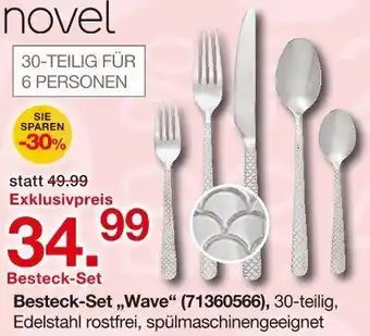 Möbelzentrum Pforzheim Novel Besteck-Set ,,Wave" Angebot