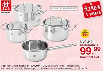 Möbelzentrum Pforzheim ZWILLING Kochtopf-Set Angebot