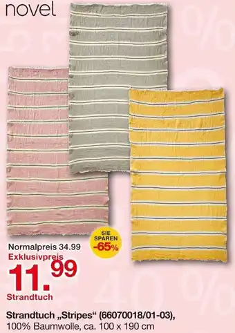 Möbelzentrum Pforzheim Novel Strandtuch Angebot