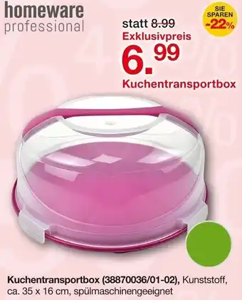 Möbelzentrum Pforzheim homeware professional Kuchentransportbox Angebot