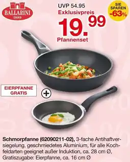 Möbelzentrum Pforzheim BALLARINI Pfannenset Angebot