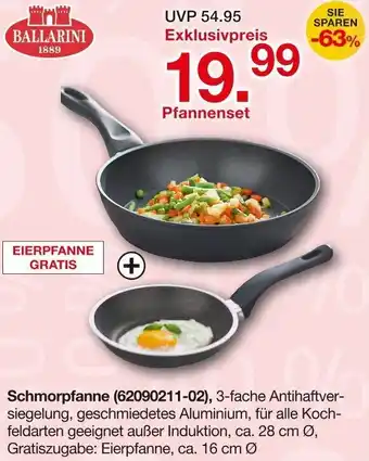 Möbelzentrum Pforzheim BALLARINI Pfannenset Angebot