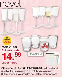 Möbelzentrum Pforzheim Novel Gläser-Set Angebot