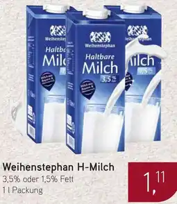 Dornseifer Weihenstephan H-Milch Angebot