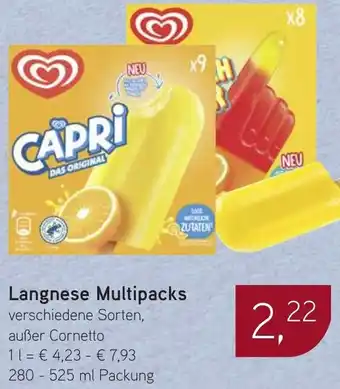 Dornseifer Langnese Multipacks Angebot