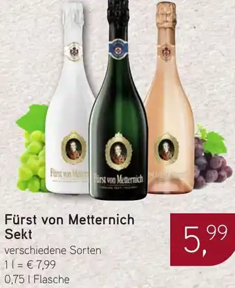 Dornseifer Fürst von Metternich Sekt Angebot