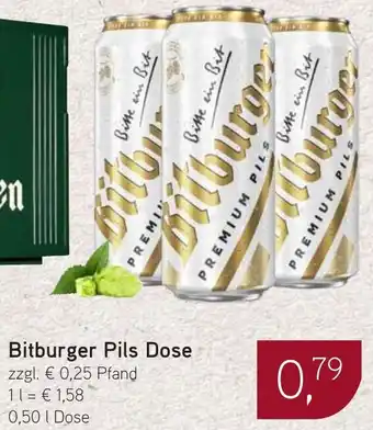 Dornseifer Bitburger Pils Dose Angebot