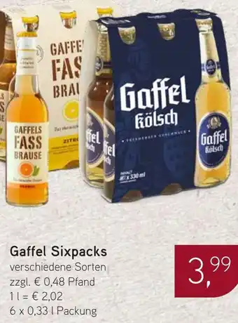 Dornseifer Gaffel Sixpacks Angebot