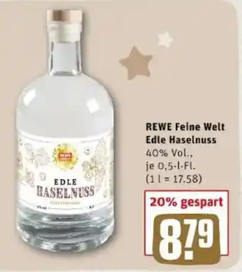 REWE PETZ Rewe Feine Welt Edle Haselnuss 0,5L Angebot