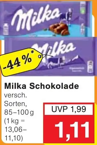 Wiglo Wunderland Milka Schokolade Angebot