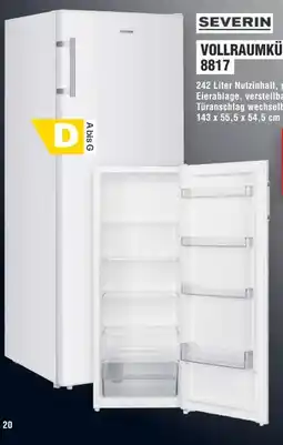 Handelshof Severin Vollraumkühlschrank 8817 Angebot