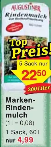 Wiglo Wunderland Marken Rindenmulch Angebot