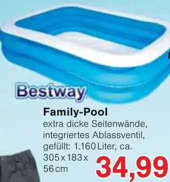Wiglo Wunderland Bestway Family-Pool Angebot