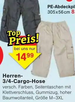 Wiglo Wunderland Herren 3/4 Cargo-Hose Angebot