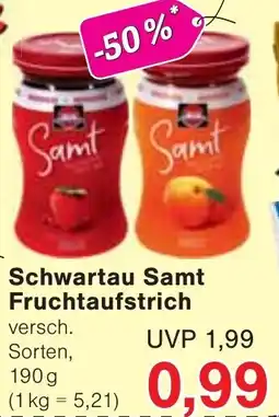 Wiglo Wunderland Schwartau Samt Fruchtaufstrich Angebot