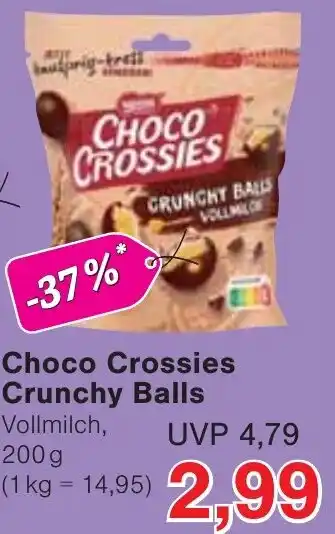 Wiglo Wunderland Choco Crossies Crunchy Balls Angebot