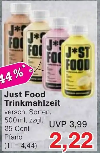 Wiglo Wunderland Just Food Trinkmahlzeit Angebot