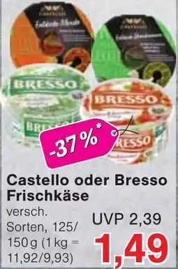 Wiglo Wunderland Castello oder Bresso Frischkäse Angebot