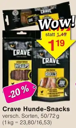 Wiglo Wunderland Crave Hunde-Snacks Angebot
