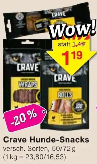 Wiglo Wunderland Crave Hunde-Snacks Angebot