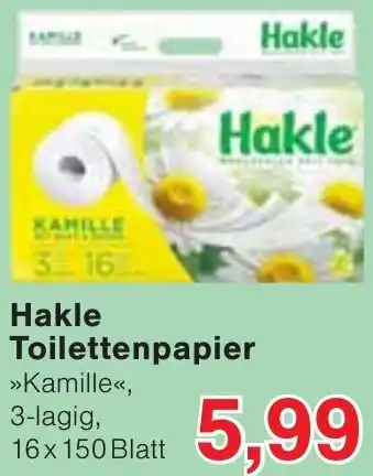 Wiglo Wunderland Hakle Toilettenpapier Angebot