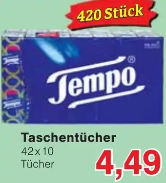Wiglo Wunderland Tempo Taschentücher Angebot