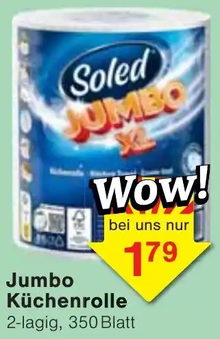 Wiglo Wunderland Jumbo Küchenrolle Angebot
