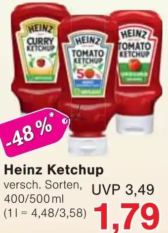 Wiglo Wunderland Heinz Ketchup Angebot